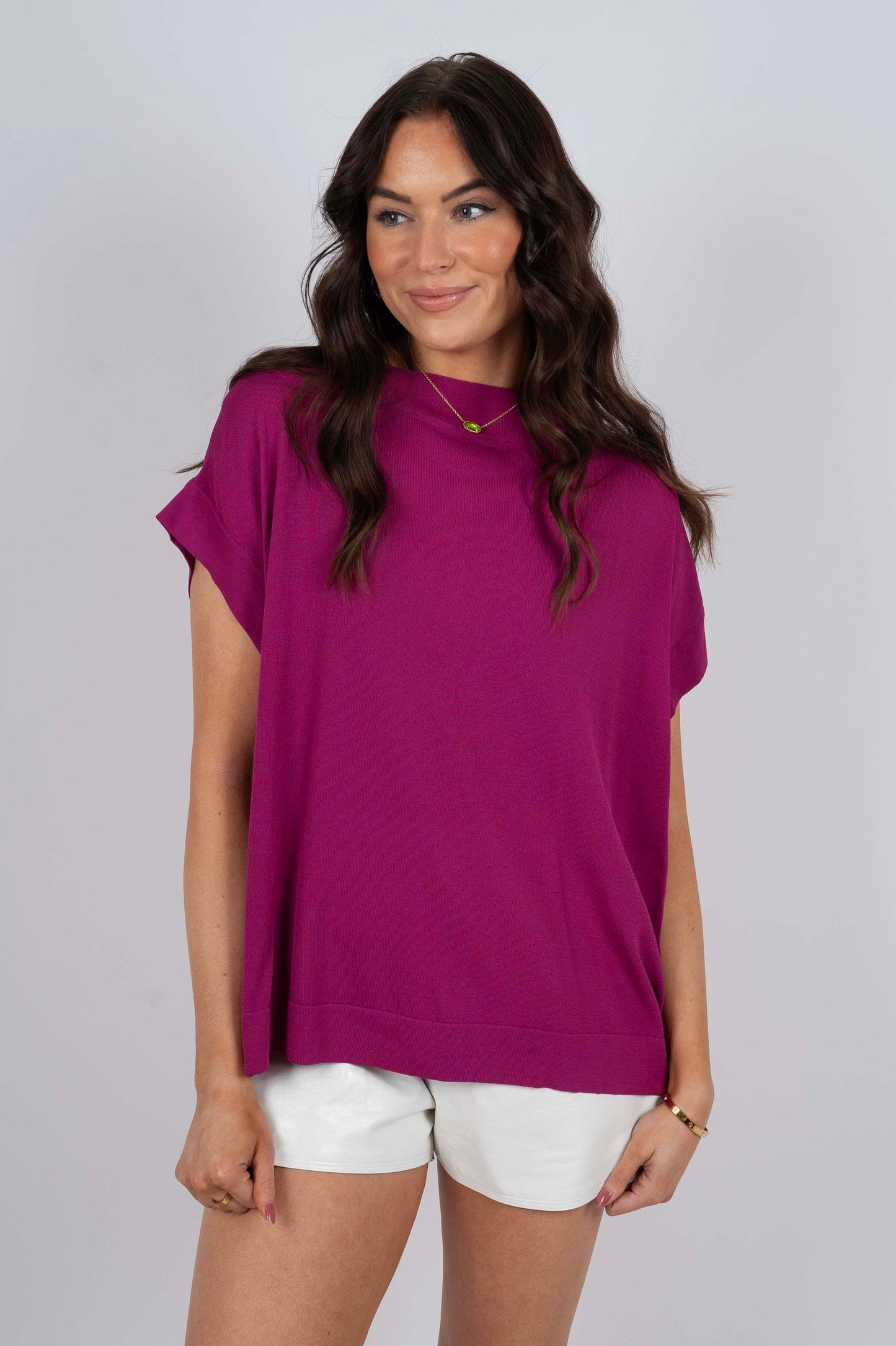 All Is Well Top (Plum)