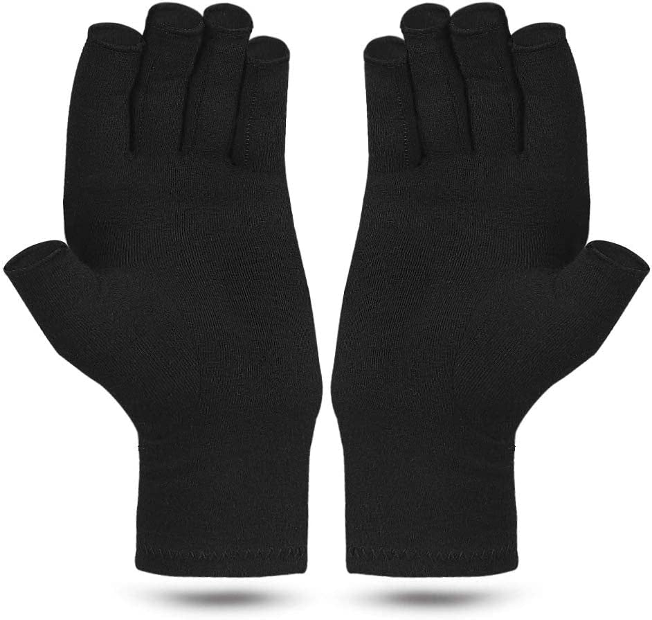 ZEPOHCK Arthritis Compressions Gloves, Relieve Pain for Rheumatoid, RSI, Carpal Tunnel, Hand Gloves for Dailywork, Hands and Joints Pain Relief for Women and Men (Khaki, M)