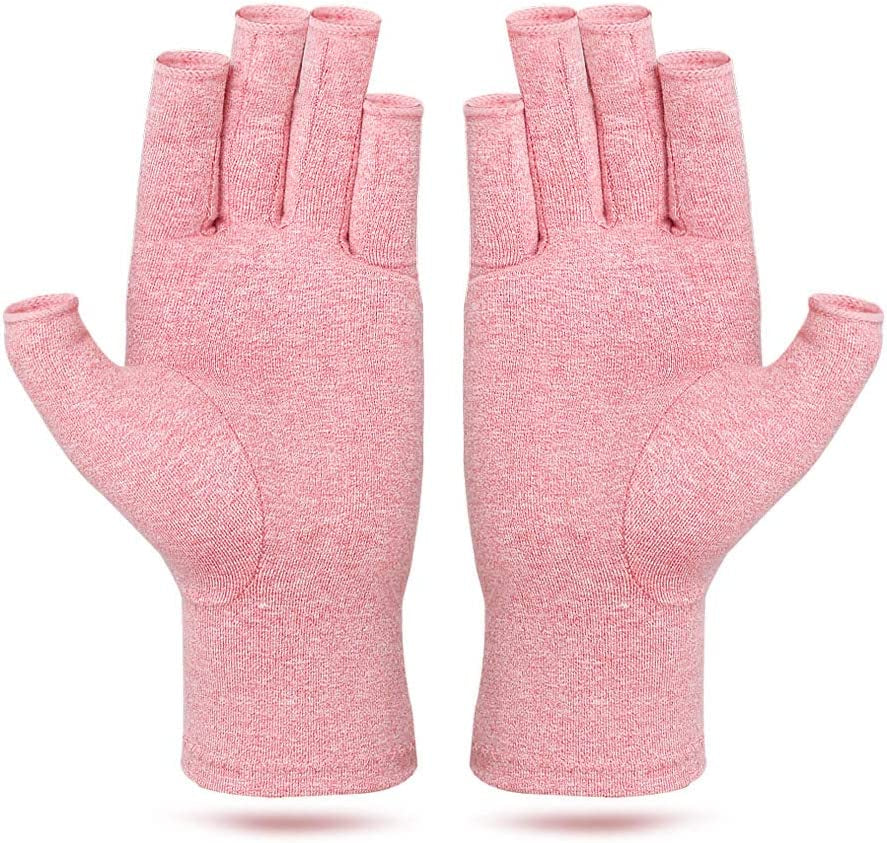 ZEPOHCK Arthritis Compressions Gloves, Relieve Pain for Rheumatoid, RSI, Carpal Tunnel, Hand Gloves for Dailywork, Hands and Joints Pain Relief for Women and Men (Khaki, M)