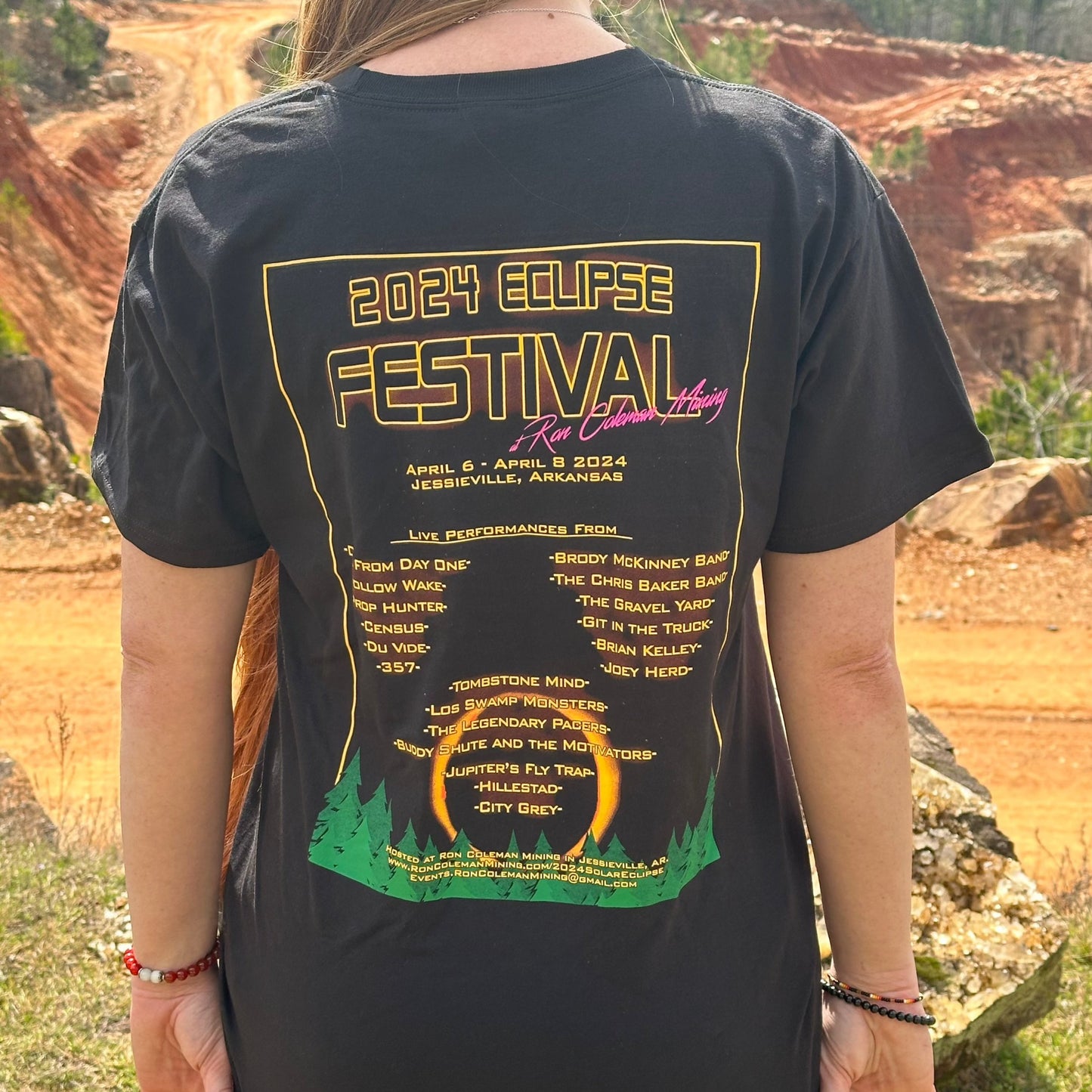 3XLarge 2024 Eclipse Festival Ron Coleman Mining Band T-Shirt