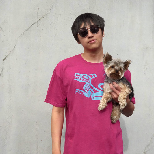 Wolf and Moon Tee (Printed in Alaska!)