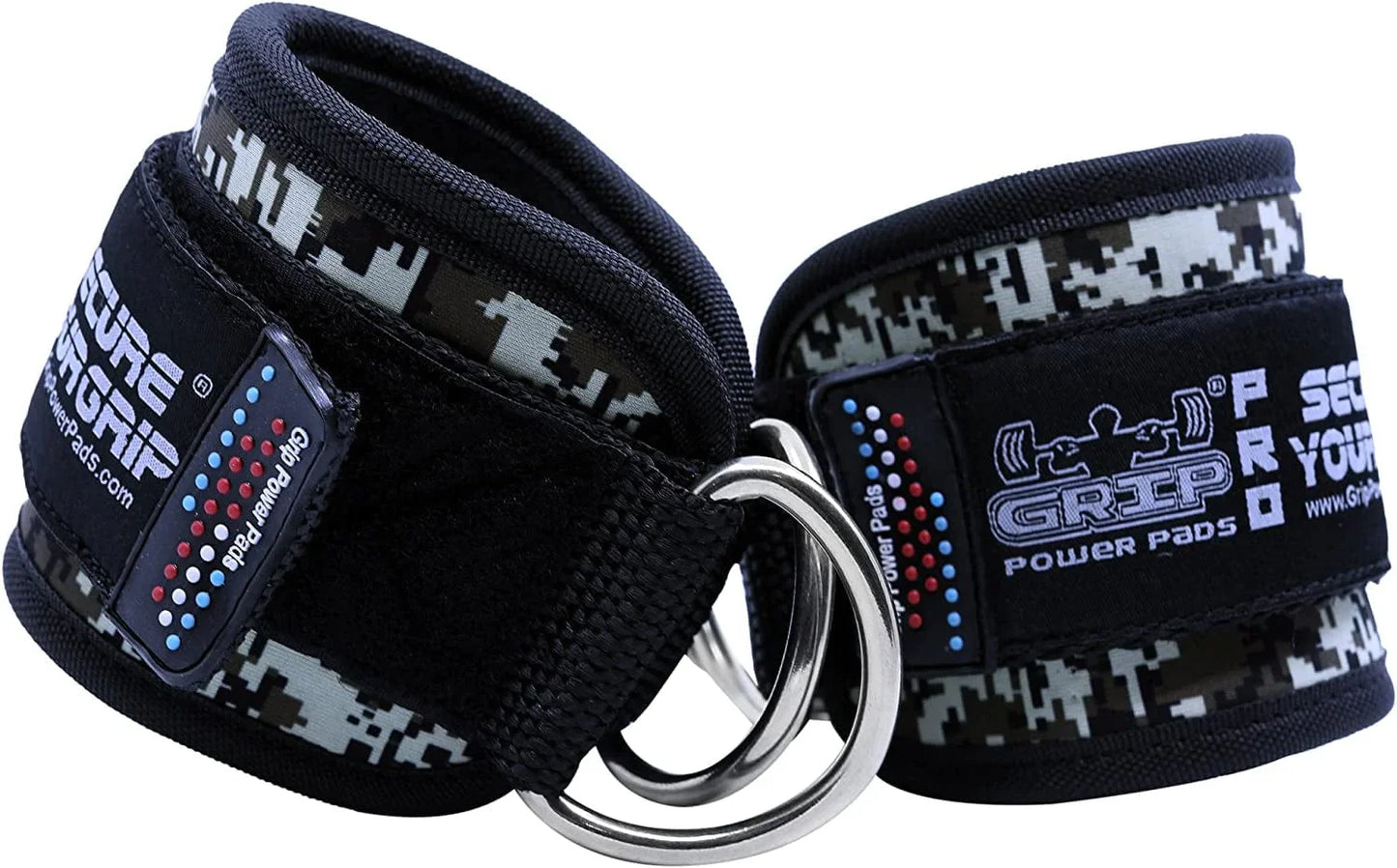 Ankle Straps for Cable Machines Double D-Ring Gym Adjustable Neoprene Premium Cuffs to Enhance Legs Abs & Glutes Kickbacks Workouts Leg Curls Extensions Booty Hip Abductors Exercise for Men & Women