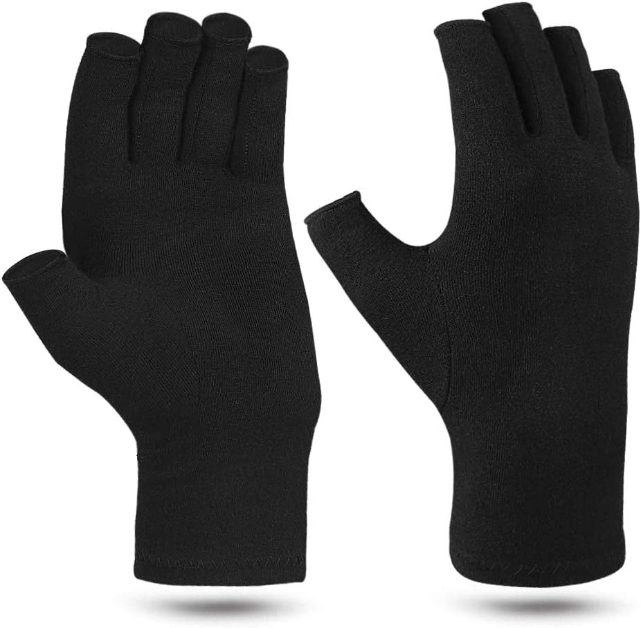 ZEPOHCK Arthritis Compressions Gloves, Relieve Pain for Rheumatoid, RSI, Carpal Tunnel, Hand Gloves for Dailywork, Hands and Joints Pain Relief for Women and Men (Khaki, M)