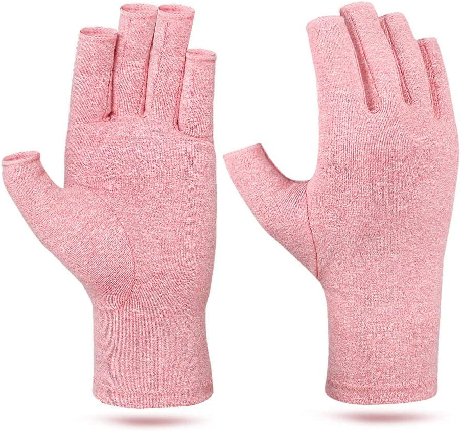 ZEPOHCK Arthritis Compressions Gloves, Relieve Pain for Rheumatoid, RSI, Carpal Tunnel, Hand Gloves for Dailywork, Hands and Joints Pain Relief for Women and Men (Khaki, M)