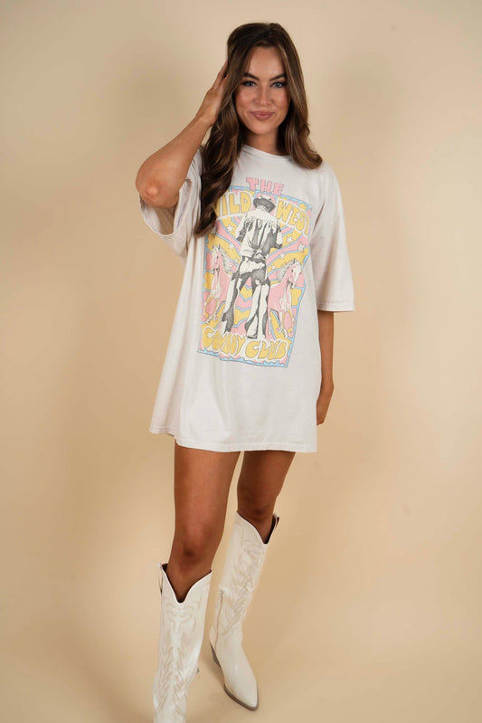 Wild West Graphic Tee (Off White)