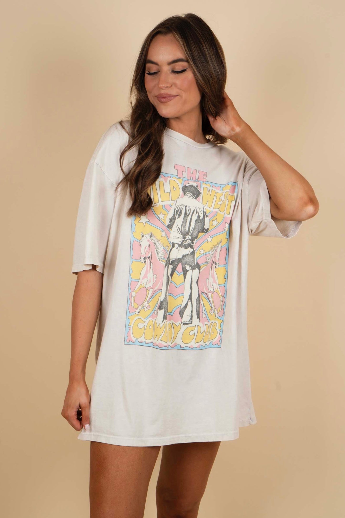 Wild West Graphic Tee (Off White)