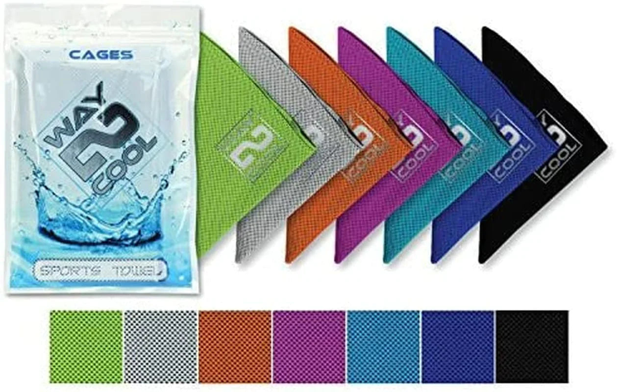 Way 2 Cool Mesh Cooling Towel, Running, Swimming, Yoga, Fitness, Pilates, Golf