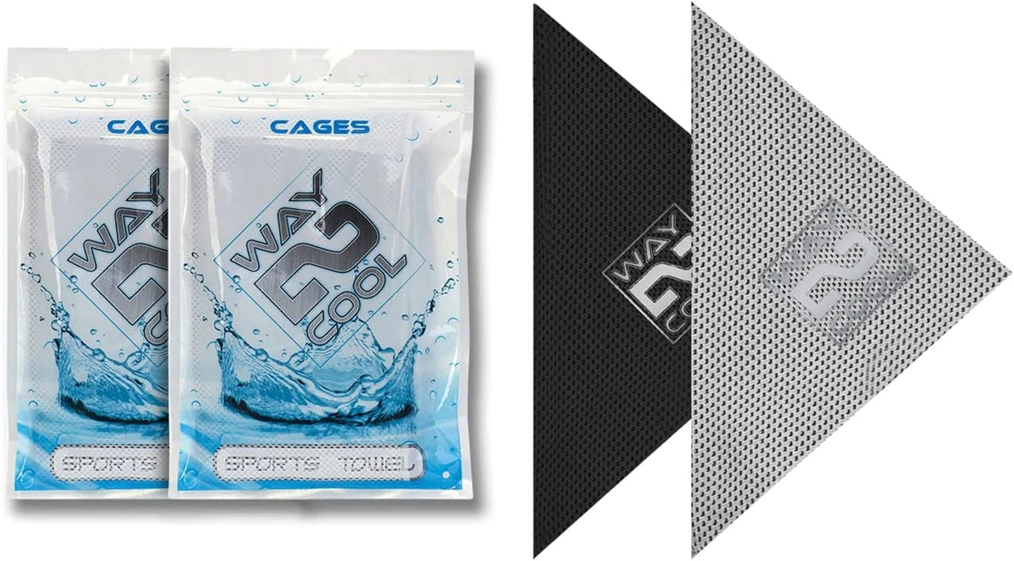 Way 2 Cool Mesh Cooling Towel, Running, Swimming, Yoga, Fitness, Pilates, Golf