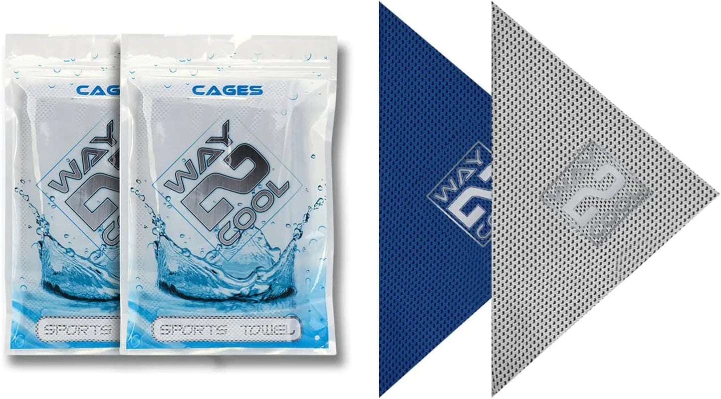 Way 2 Cool Mesh Cooling Towel, Running, Swimming, Yoga, Fitness, Pilates, Golf