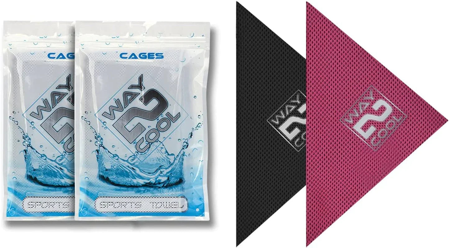 Way 2 Cool Mesh Cooling Towel, Running, Swimming, Yoga, Fitness, Pilates, Golf