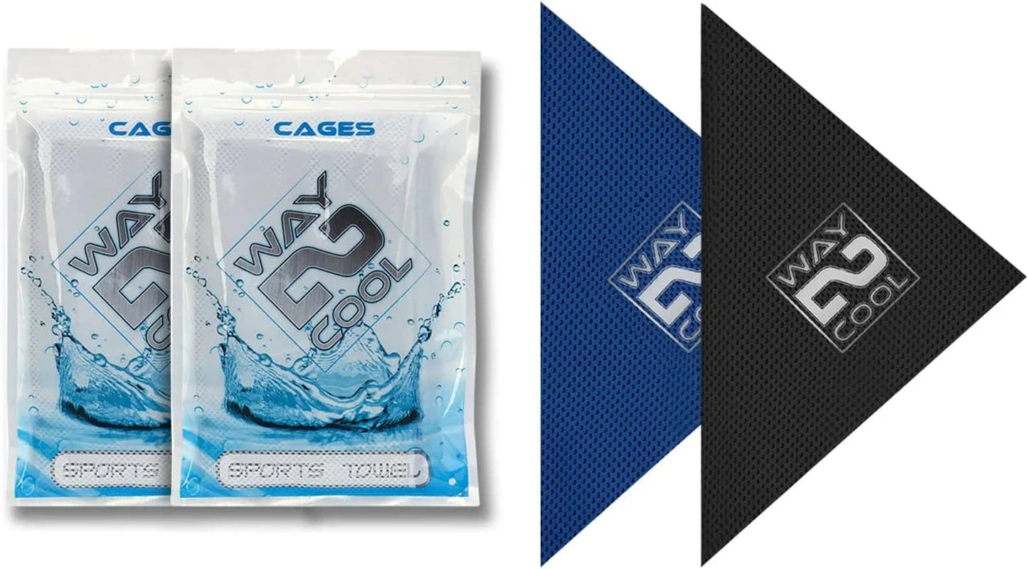 Way 2 Cool Mesh Cooling Towel, Running, Swimming, Yoga, Fitness, Pilates, Golf