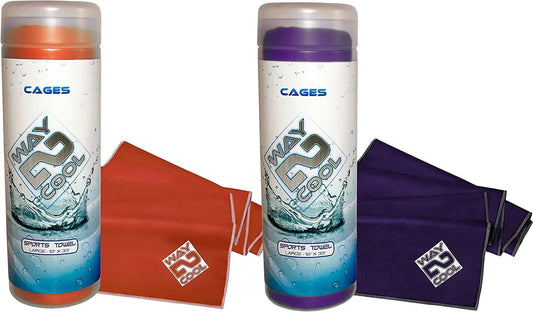 Way 2 Cool Microfiber Cooling Towel for Yoga, Gym, Swimming and Gargening