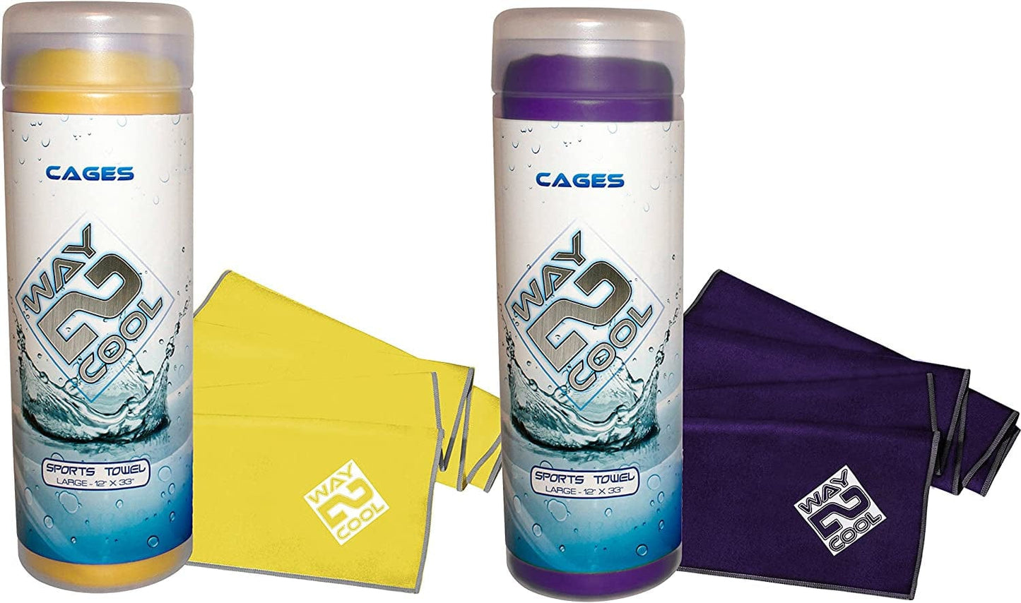 Way 2 Cool Microfiber Cooling Towel for Yoga, Gym, Swimming and Gargening