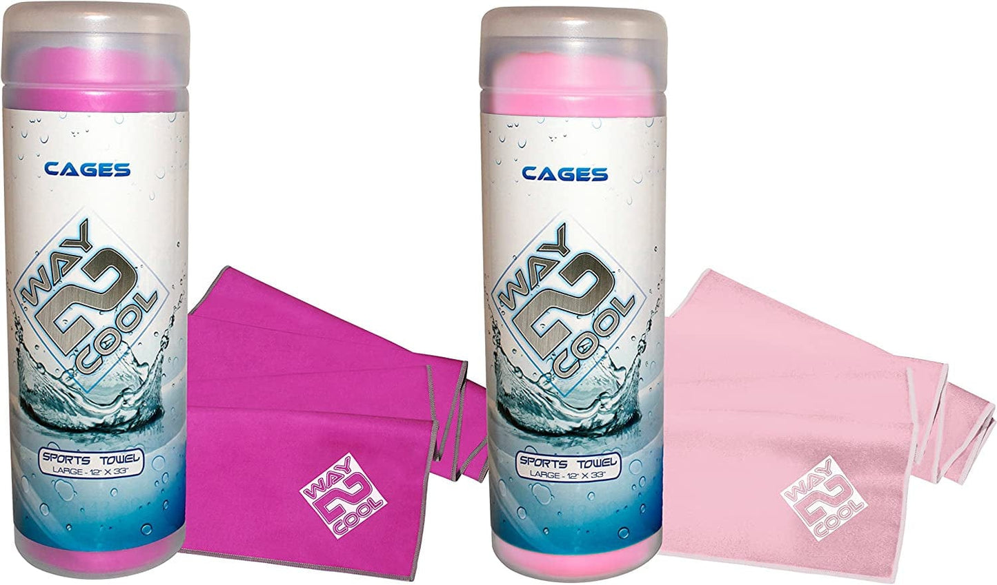 Way 2 Cool Microfiber Cooling Towel for Yoga, Gym, Swimming and Gargening