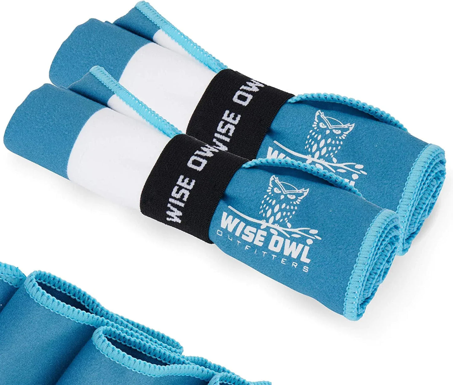 Wise Owl Outfitters Beach Towel and Yoga Towel - Quick Dry Microfiber Travel Towel for Beach, Pool, Yoga, Swim, Hand, Face, and Body