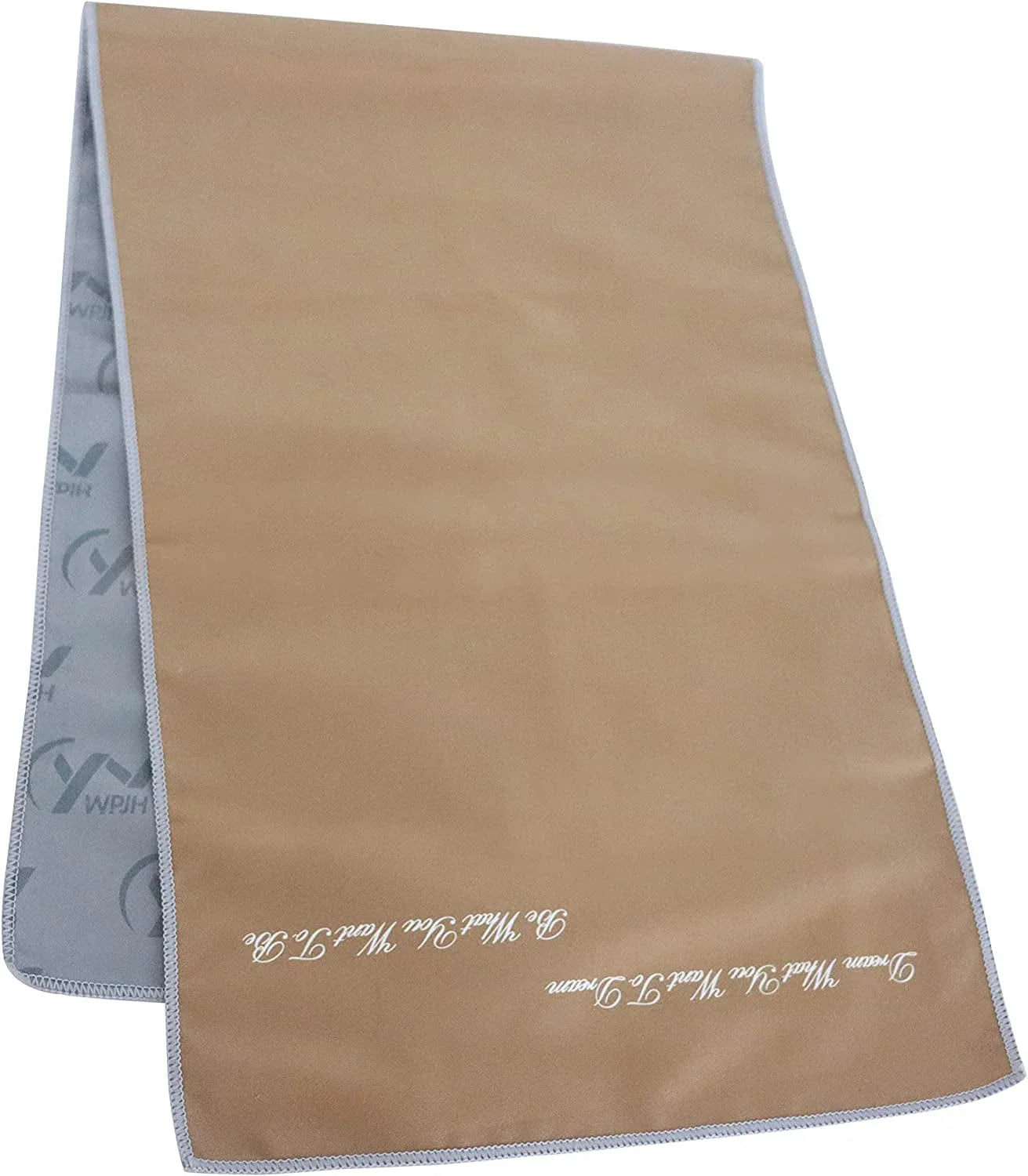 YNWPJH Cooling Towel Soft Lightweight Breathable Quick Dry Microfiber Camping Towel for Sports Yoga Non Slip Gym Golf Workout 35”X11” (Black)