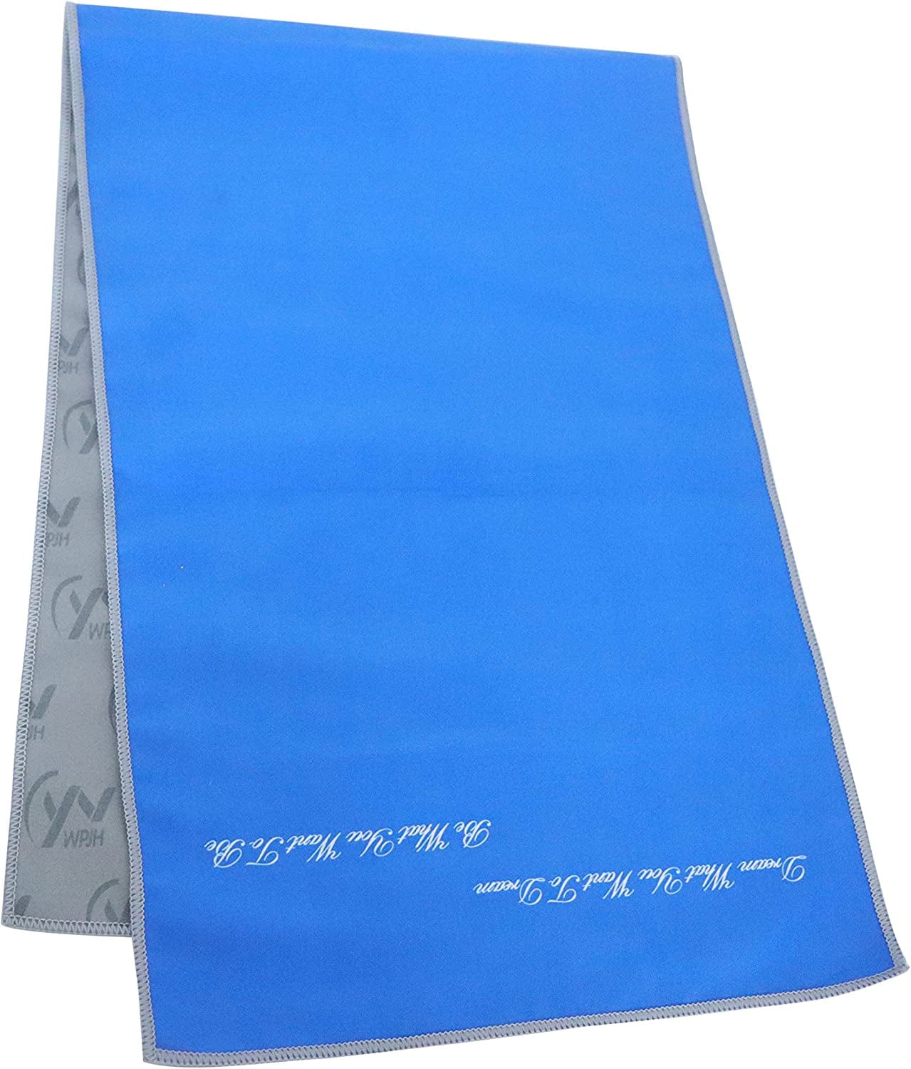 YNWPJH Cooling Towel Soft Lightweight Breathable Quick Dry Microfiber Camping Towel for Sports Yoga Non Slip Gym Golf Workout 35”X11” (Black)