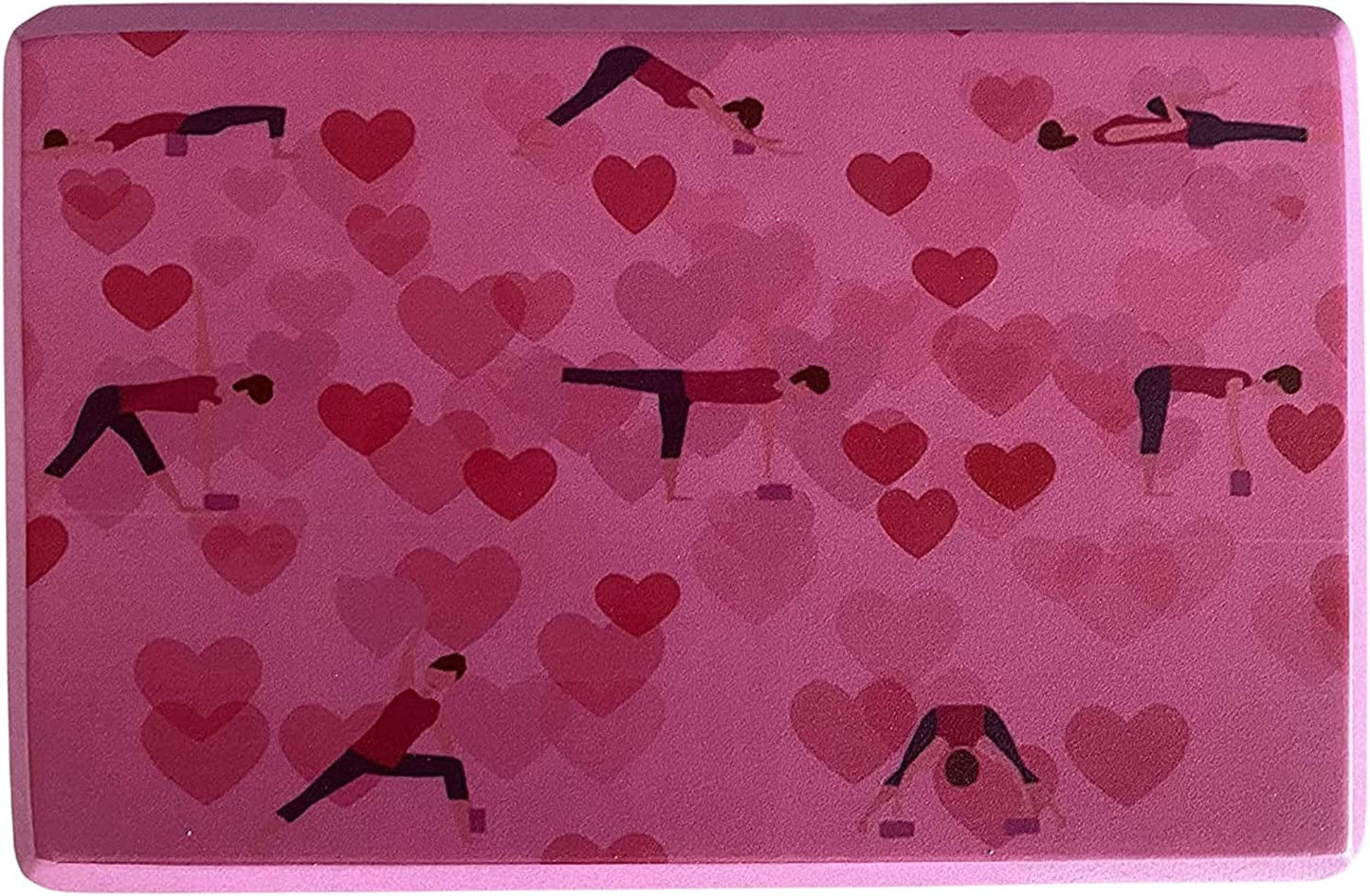 YOGA BLOCK,1 Pcs,Guide Pattern on the Surface, EVA Foam Soft Non-Slip Surface for Yoga, Pilates, Meditation.
