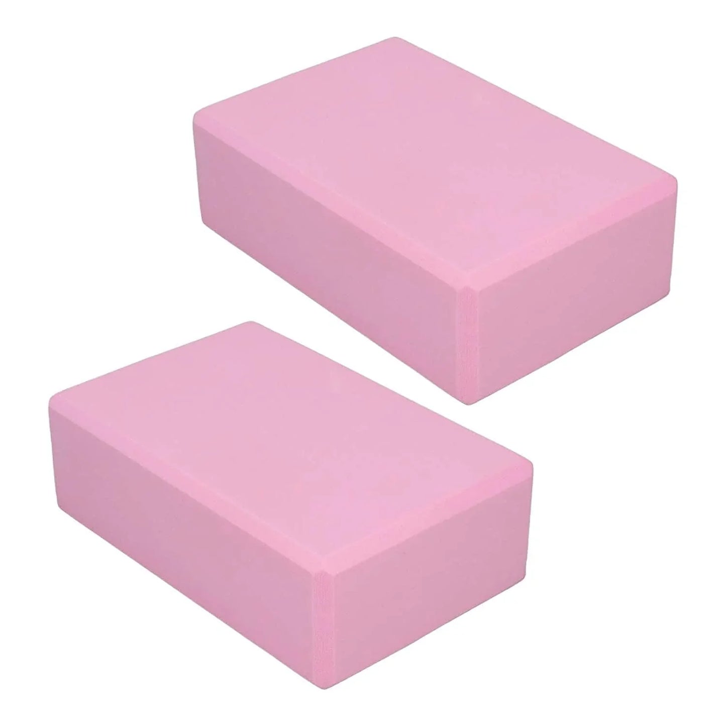 Yoga Blocks 2 Pack, Pink Yoga Block Nonslip Appearance Pink for Pilates for Meditation