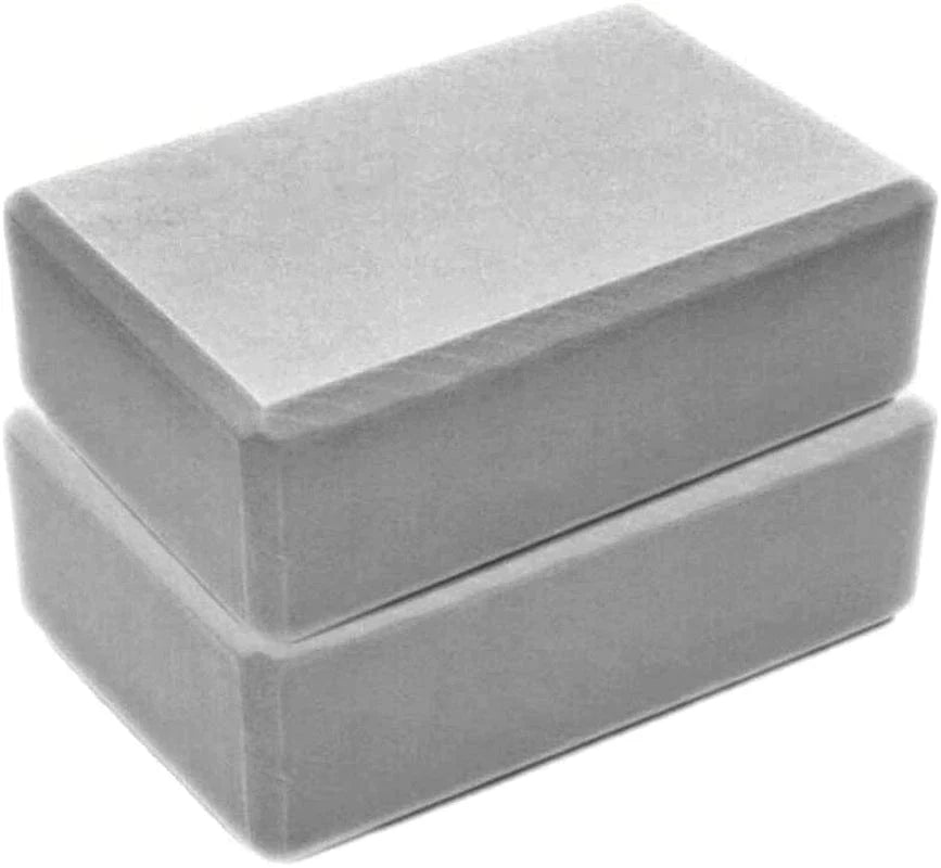 Yoga Blocks, Exercise Fitness Yoga Blocks Premium EVA Foam Blocks - Supportive, Soft Non-Slip and Sturdy Foam Surface for Yoga, Pilates, Meditation, Stretching and Toning Workouts (Black)