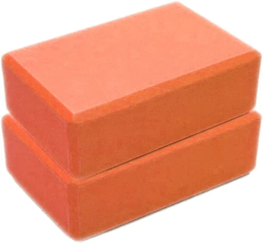 Yoga Blocks, Exercise Fitness Yoga Blocks Premium EVA Foam Blocks - Supportive, Soft Non-Slip and Sturdy Foam Surface for Yoga, Pilates, Meditation, Stretching and Toning Workouts (Black)