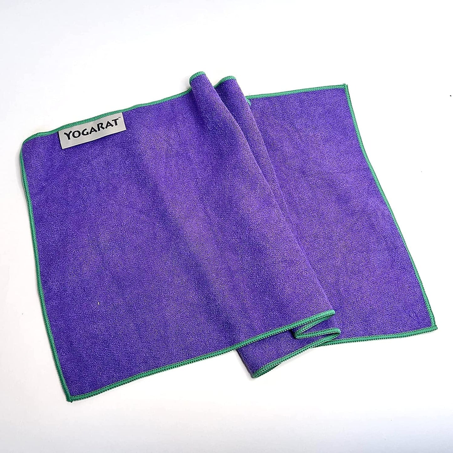 Yogarat Yoga Towel - 100% Microfiber - Multiple Sizes - Non-Slip - Absorbent - Thin - Lightweight Yoga Mat Towels - Yoga Hand Towel Option Available