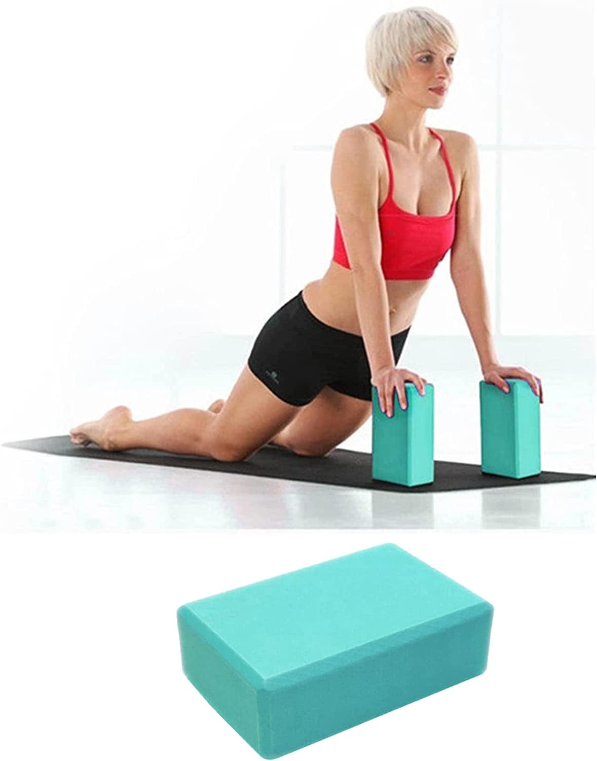 1Pc Yoga Blocks Foam Bolster Pillow Cushion for Women to Improve Strength, Flexibility and Balance