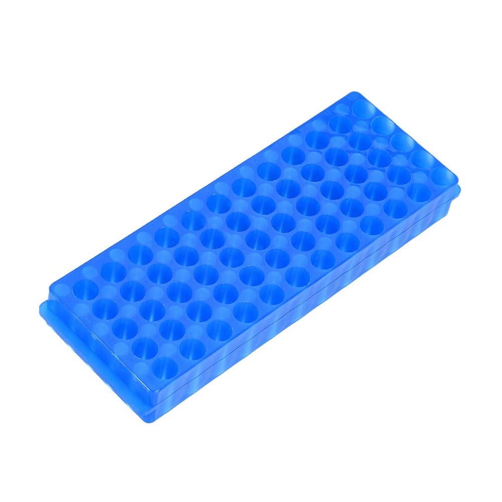 1Pcs Tube Rack,Microcentrifuge Tube Rack, Double-Sided Plate Centrifugal Pipe Rack, for 0.5Ml-2Ml Centrifugal Pipe, 60 Holes (Green)