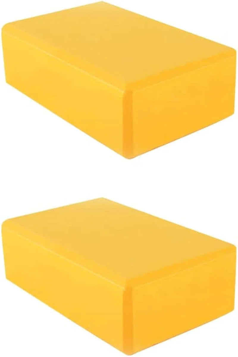 2 Pack Yoga Blocks, Lightweight Premium EVA Foam Yoga Blocks, High Density Supportive Durable Yoga Block for Yoga, Pilates, Meditation, General Fitness, Stretching 9"X6"X3"