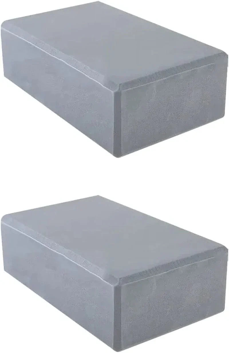 2 Pack Yoga Blocks, Lightweight Premium EVA Foam Yoga Blocks, High Density Supportive Durable Yoga Block for Yoga, Pilates, Meditation, General Fitness, Stretching 9"X6"X3"