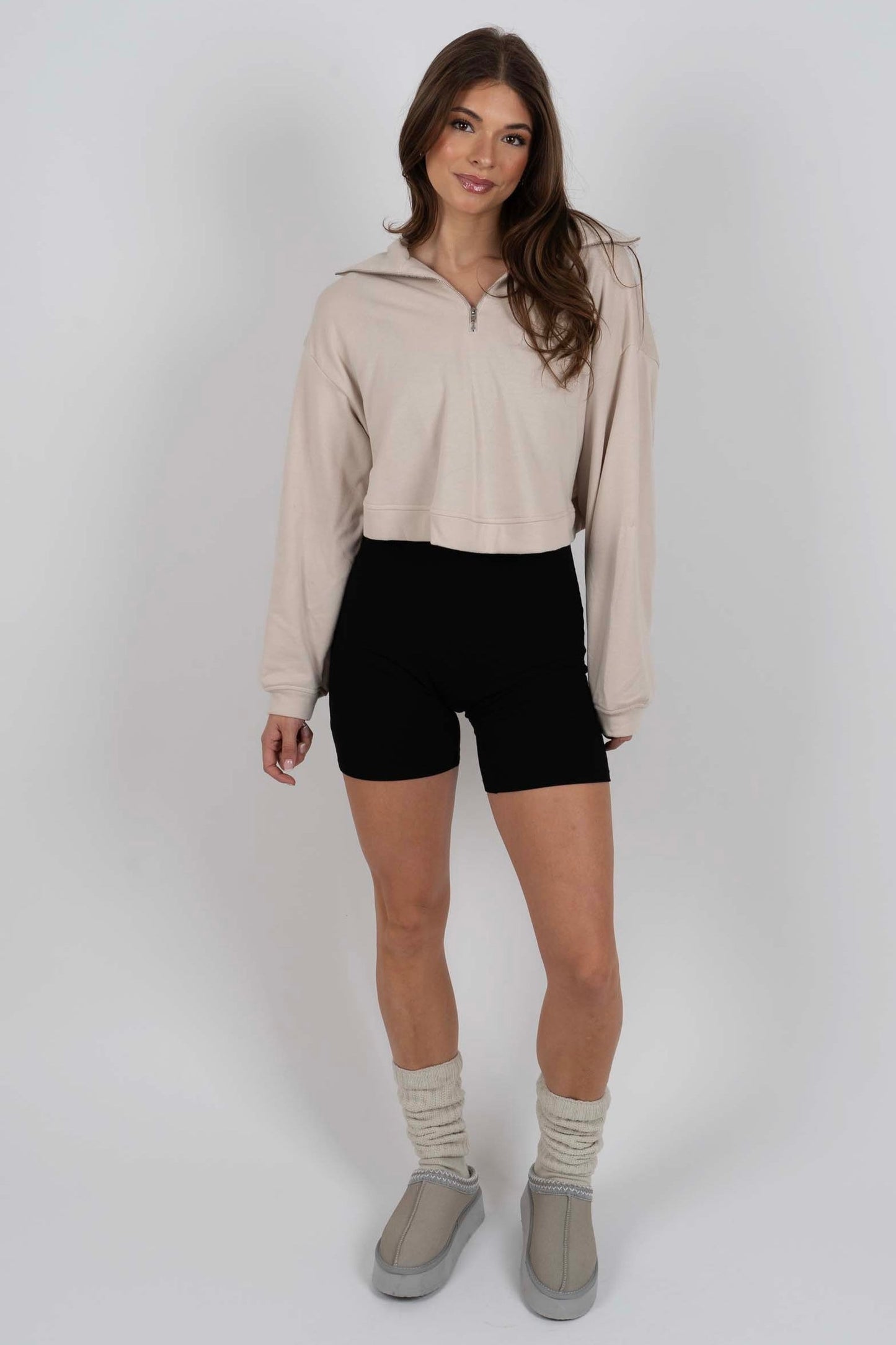 Walk This Way Pullover (Seashell)