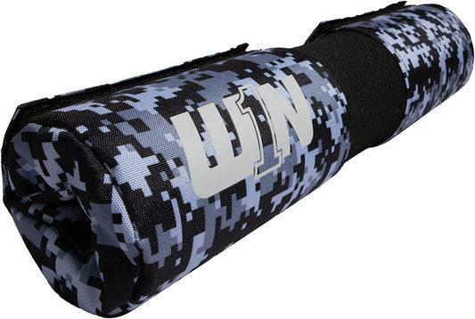 W1N - Hip Thrust Pad and Squat Pad for Leg Day, Barbell Pad Stays in Place Secure, Thick Cushion for Comfortable Squats Lunges Glute Bridges, Works W Olympic Bar and Smith Machine