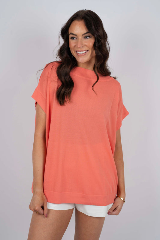 All Is Well Top (Salmon)