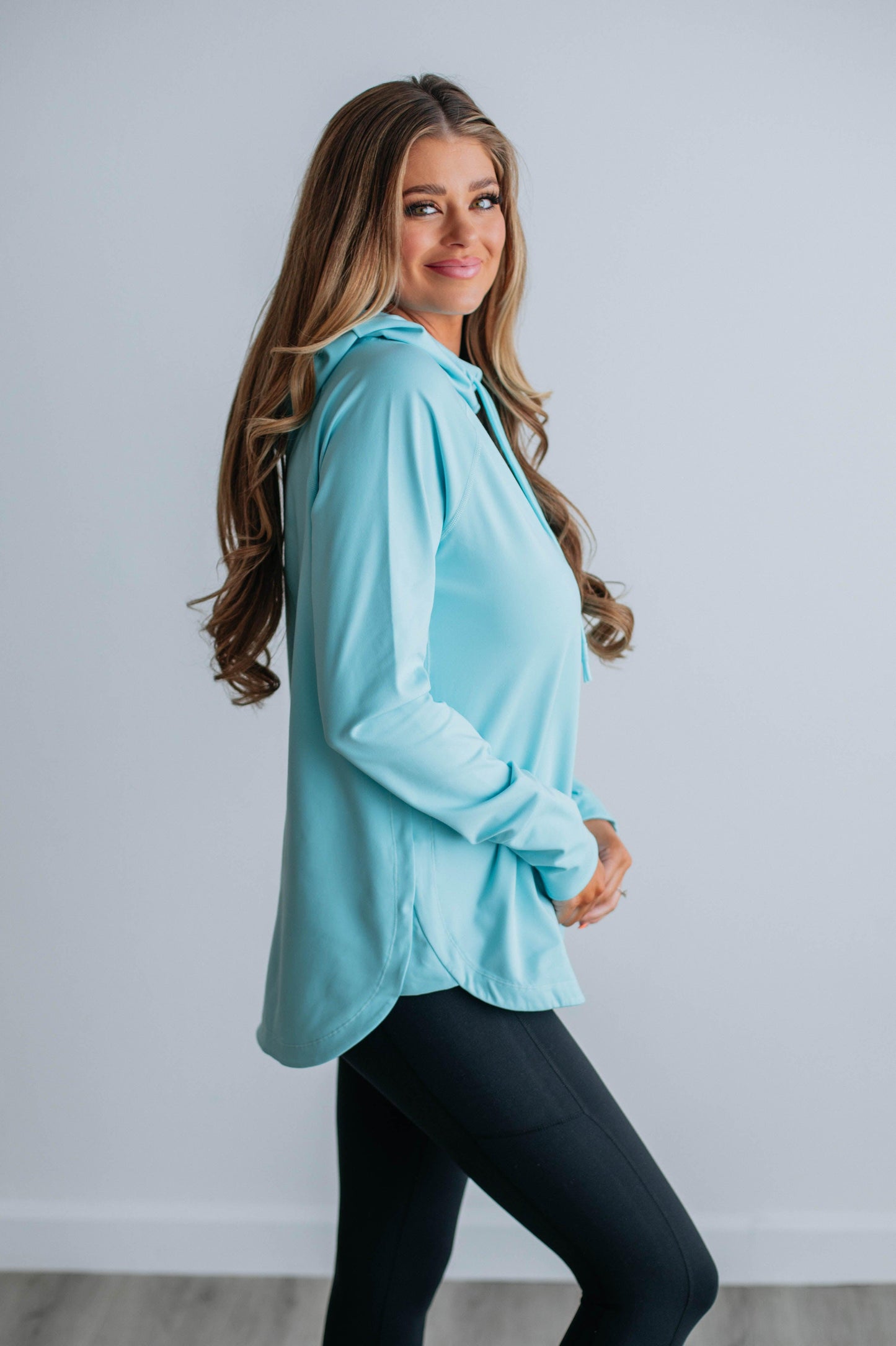 Alice Active Hoodie - Sky Blue