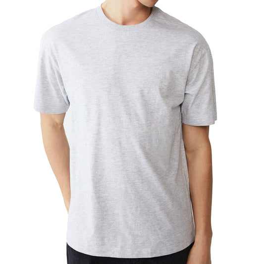 Adult 100% Cotton T-Shirt Light Grey, S