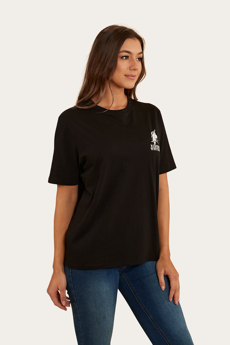 Your Mate Womens Loose Fit T-Shirt - Black