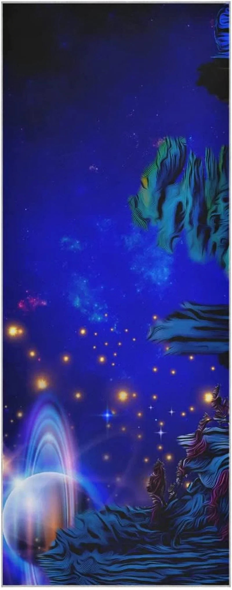 Ancient-Art Non-Slip Hot Yoga Towel, 73"X27" Hot Yoga Towel Mat Non-Slip Sweat Absorbing, Super Soft, Great for Hot Yoga, Pilates