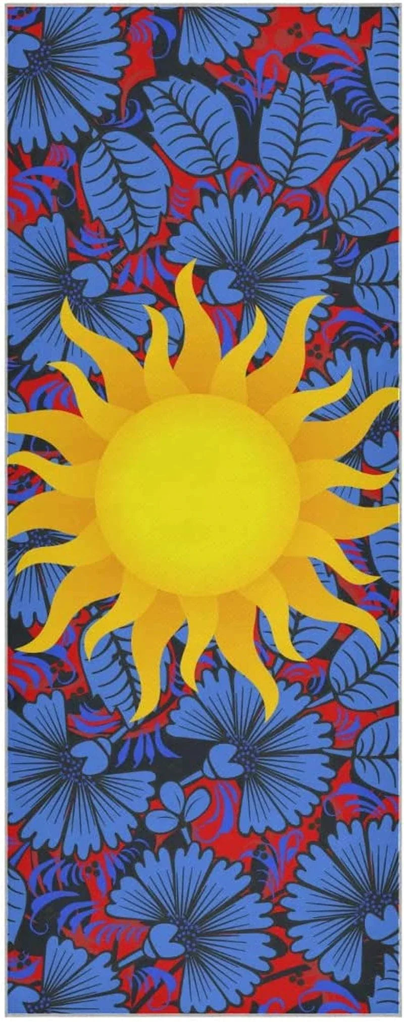 Ancient-Art Non-Slip Hot Yoga Towel, 73"X27" Hot Yoga Towel Mat Non-Slip Sweat Absorbing, Super Soft, Great for Hot Yoga, Pilates