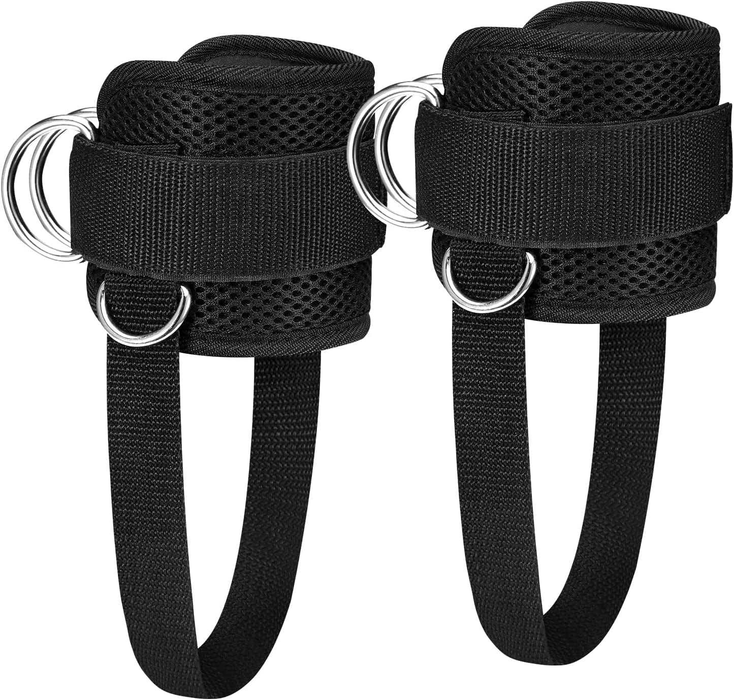 Ankilo Ankle Straps for Cable Machines, Premium Ankle Cuffs to Improve Abdominal Muscles - Lift the Butts - Tone the Legs, Adjustable Comfort Fit Leg Workout Strap for Men & Women