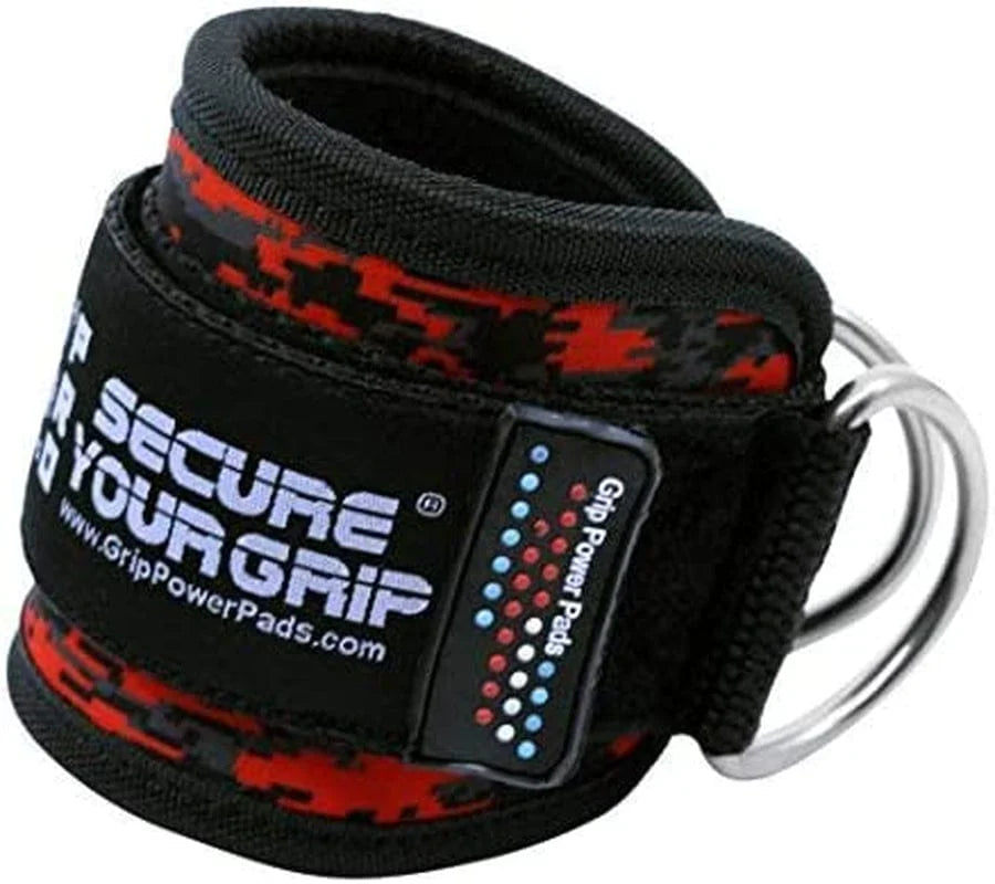 Ankle Straps for Cable Machines Double D-Ring Gym Adjustable Neoprene Premium Cuffs to Enhance Legs Abs & Glutes Kickbacks Workouts Leg Curls Extensions Booty Hip Abductors Exercise for Men & Women