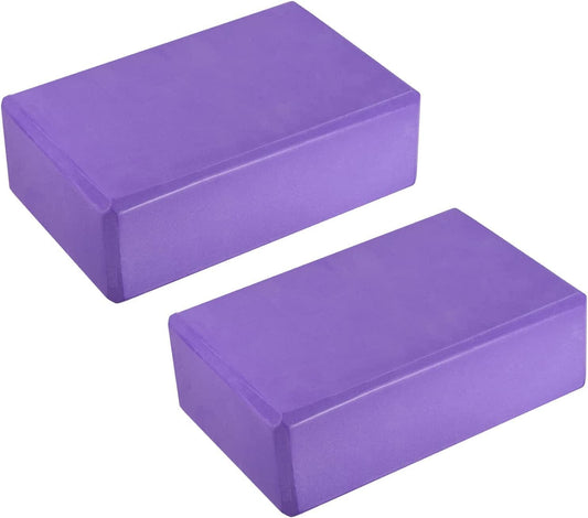Uxcell Yoga Block Light Weight High-Density EVA Foam Brick for Beginners, Yogis, Pilates, Meditation