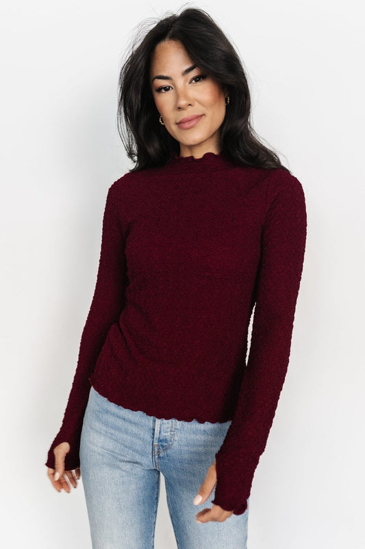 Yale Top | Mulberry - Baltic Born